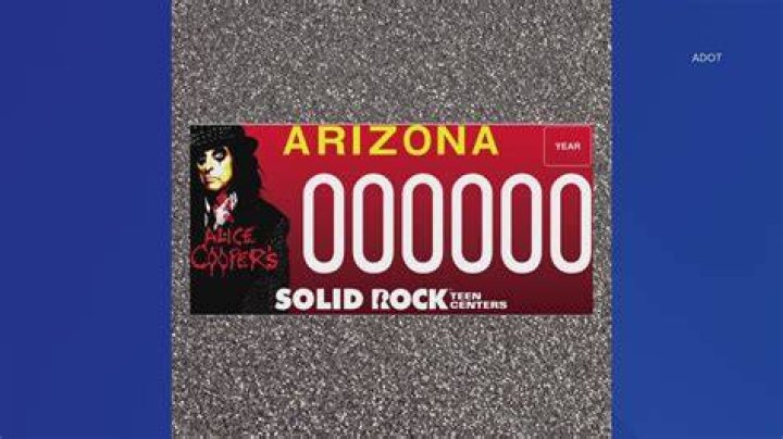 Arizona approves Alice Cooper license plate WDAY Radio