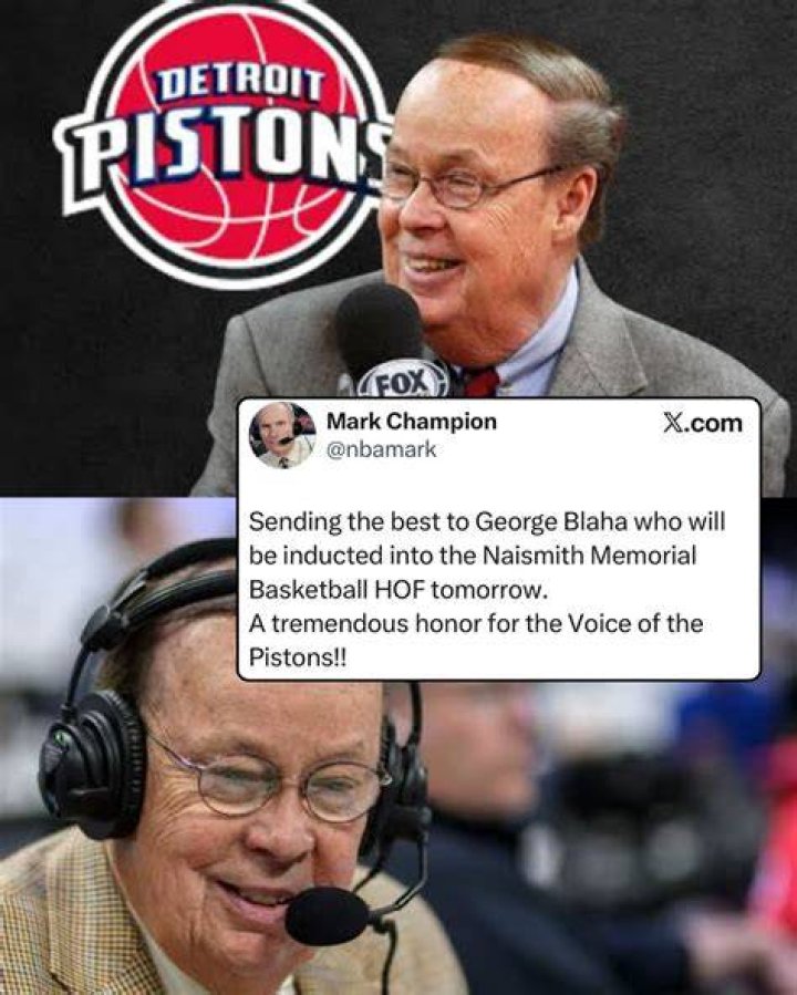 Blaha, voice of Pistons, still going strong at 71