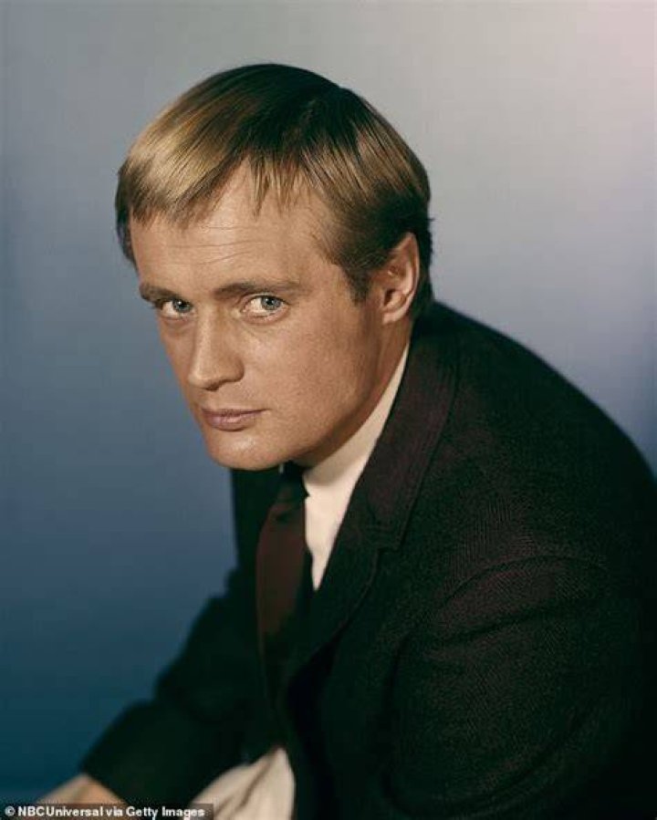 David McCallum, right, with his second wife, Katherine Carpenter, in