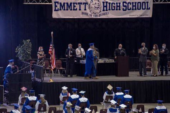 Emmett high school holds late graduation at Ford Idaho Center More