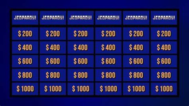 Enter Title Jeopardy Template