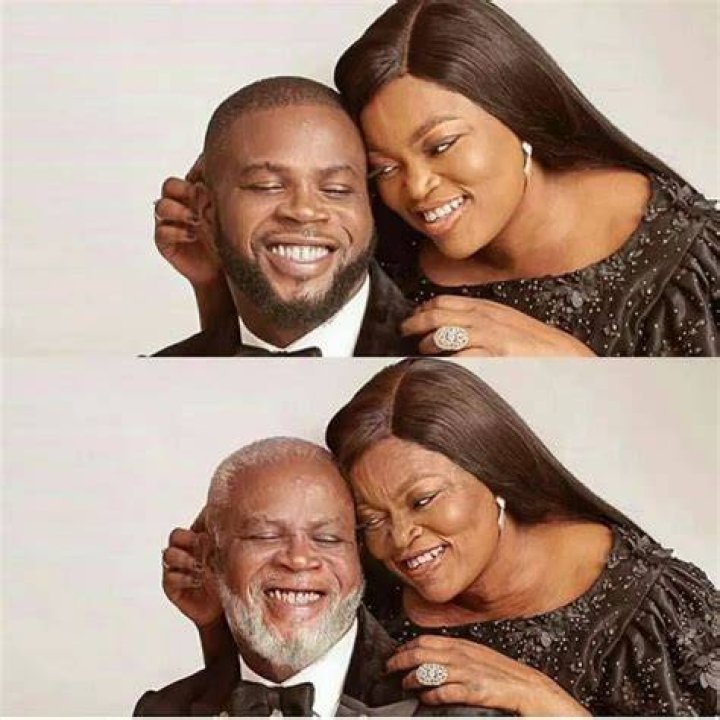 FaceApp Funke AkindeleBello & Husband JJCs Beautiful old age photos