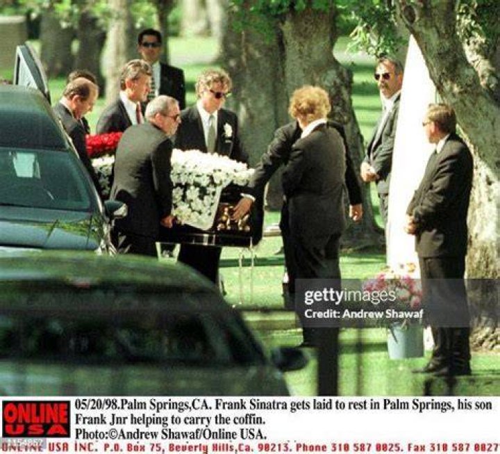 Frank Sinatra Death Photo