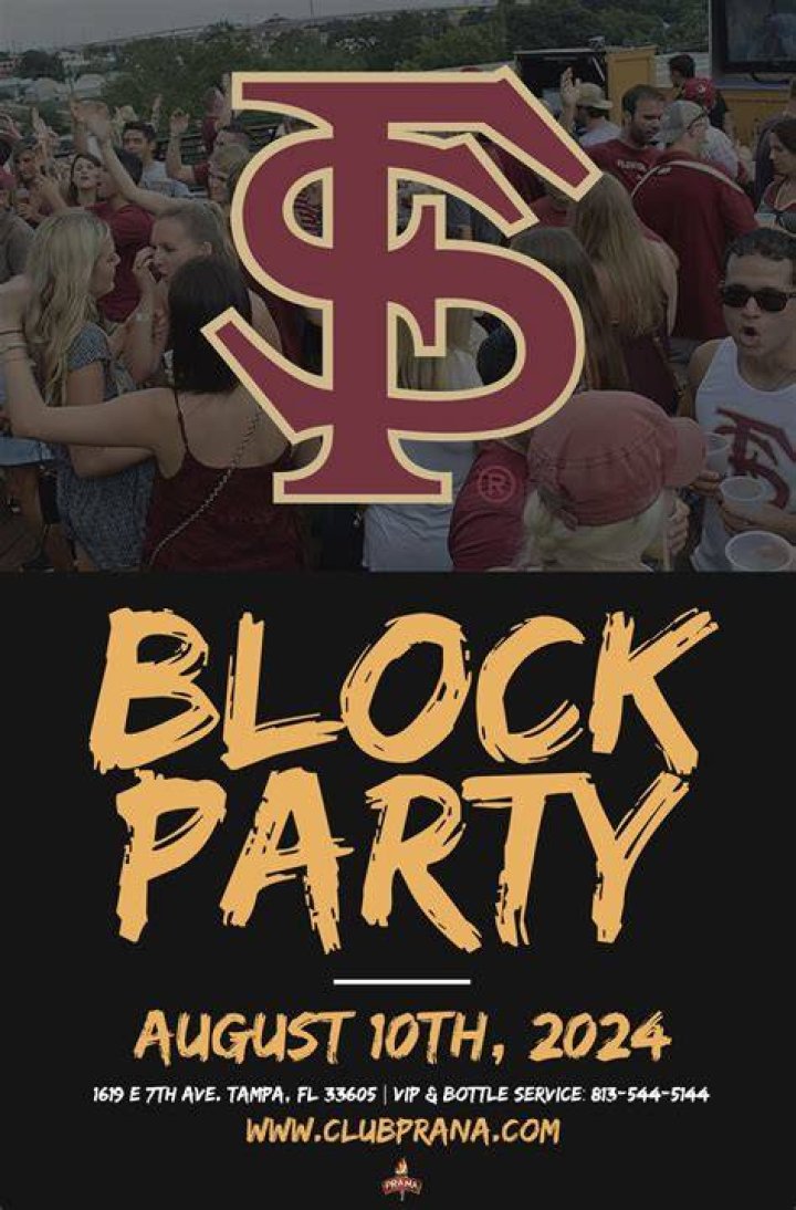 FSU moves Block Party, adds tailgate event for game weekends