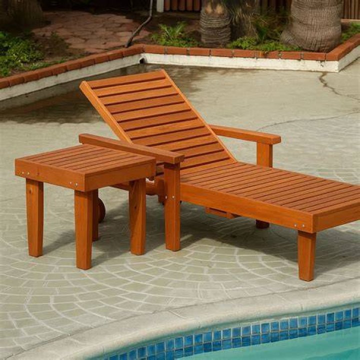 Outdoor Summer Redwood Chaise Lounge Free Shipping by Best Redwood