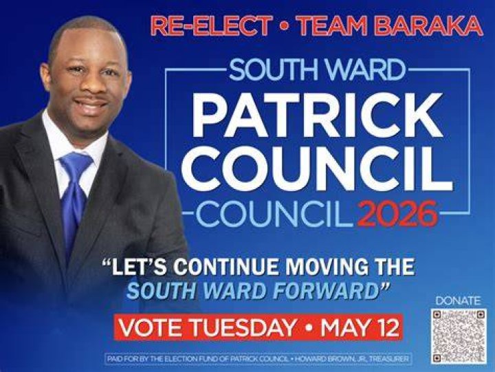 Patrick Council South Ward Councilman Elect Newark NJ