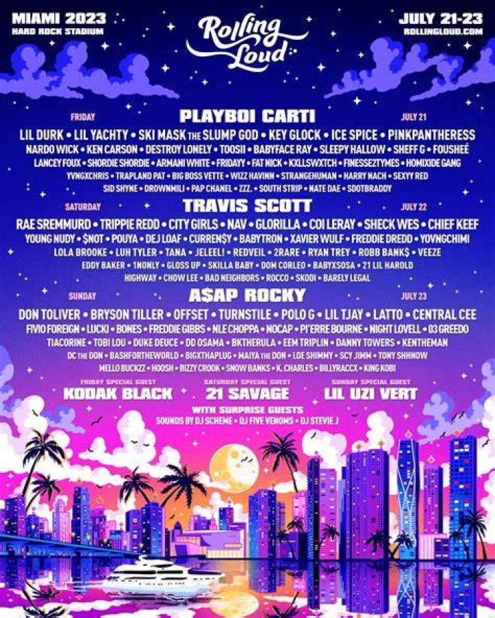 Rolling Loud Miami — a popular annual music festival 2023