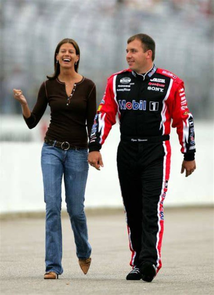 Ryan Newman and his wife Krissie at Champions Week