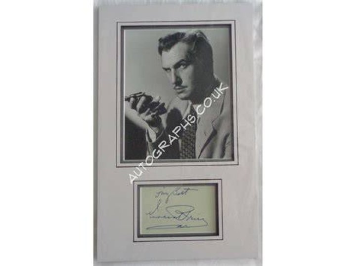 Signed Autograph VINCENT JanMichael