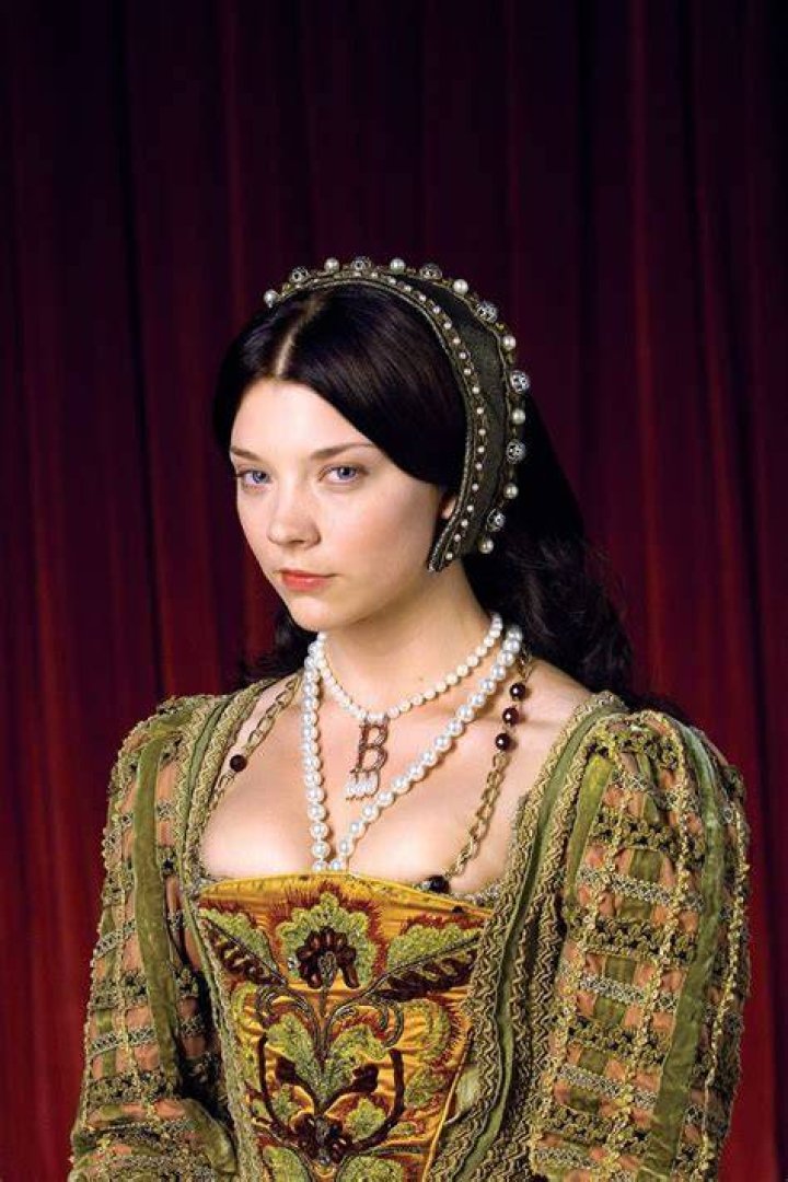 This promotional picture portrays Anne Boleyn, the character from The